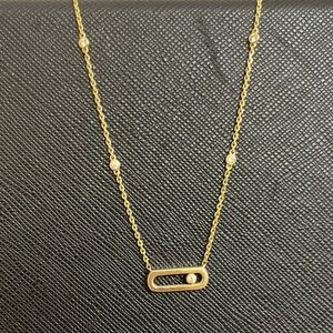 Messika Uno Move Necklace with Diamond Accents